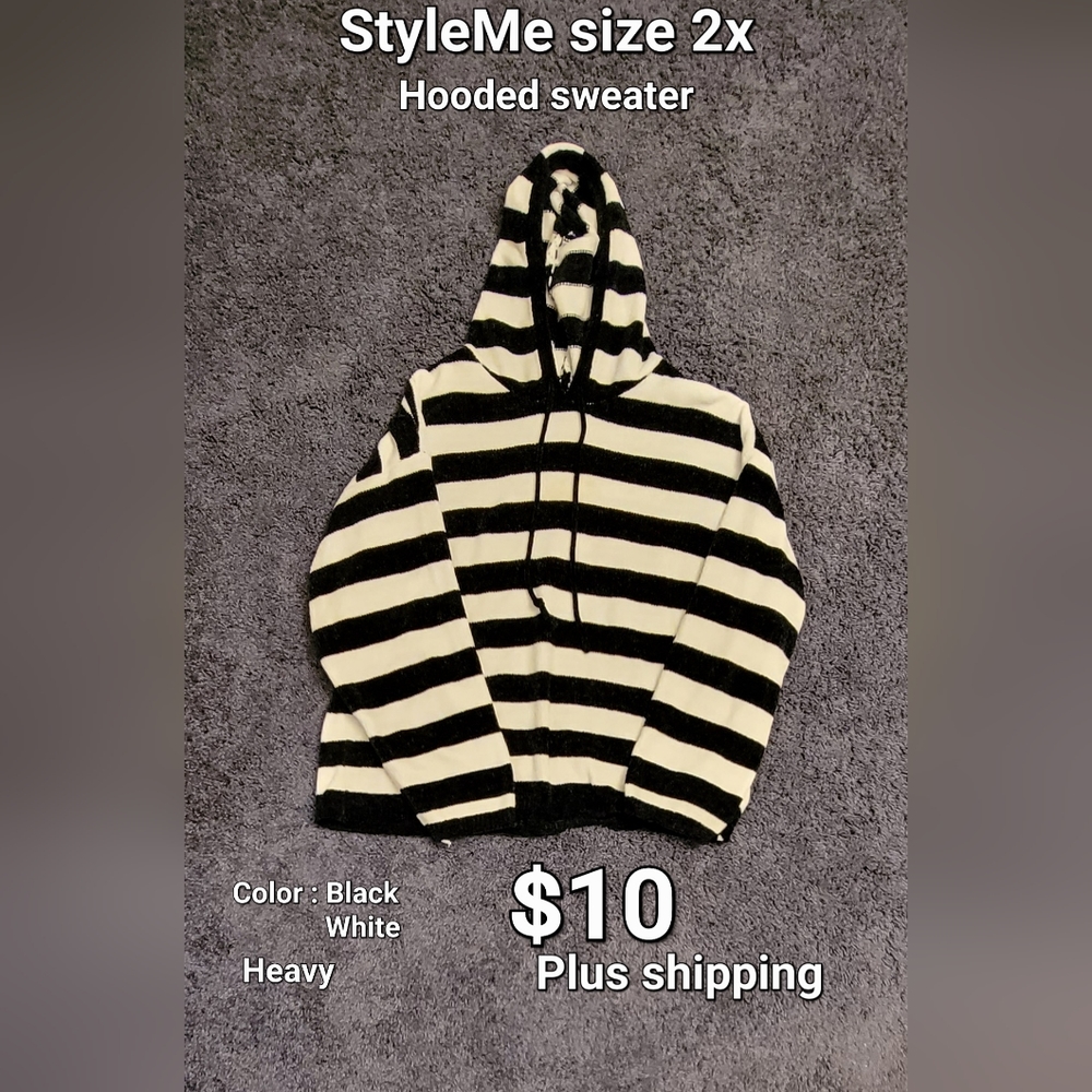 Sweater with hood